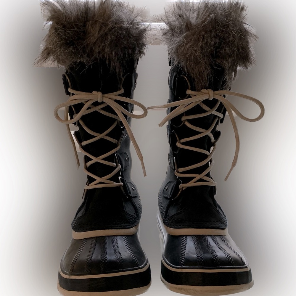 Sorel Black and Brown Winter Boots